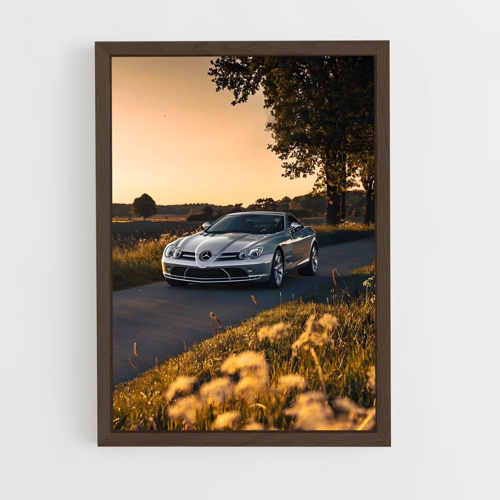Poster magnifique Slr mclaren – affiche Mercedes (vue 5)